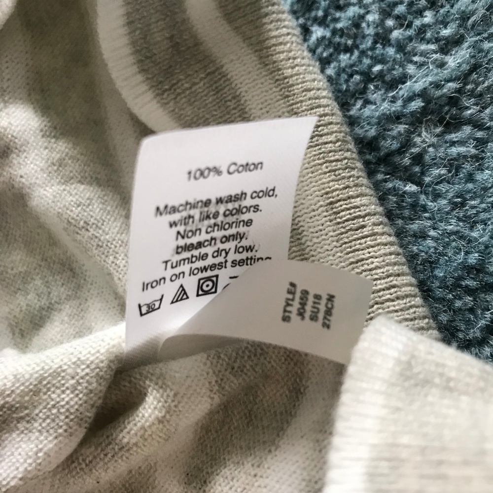 LAST ONE! J. Crew One Shoulder Striped Shirt NWT - Picture 4 of 6